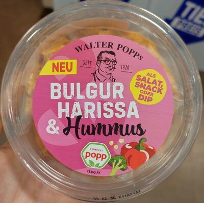 Popp Bulgur Harissa & Hummus 175g