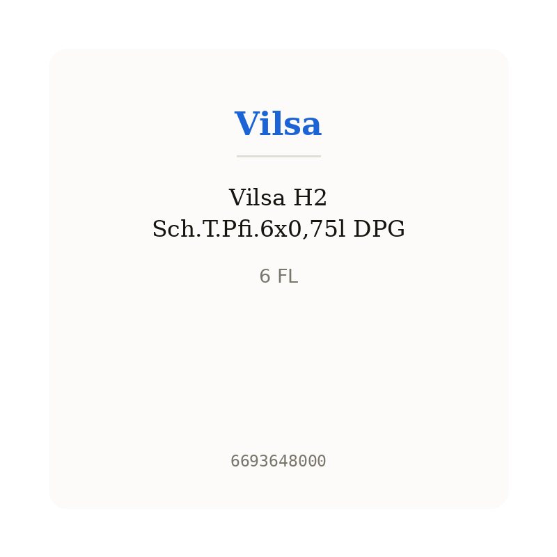 Vilsa H2 Sch.T.Pfi.6x0,75l DPG