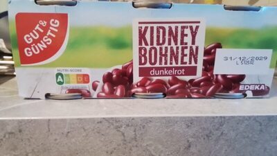 GUT&GÜNSTIG Rote Kidneybohnen 3x200g