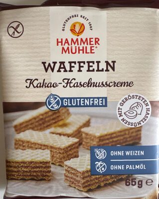 Hammermühle Waffeln Kakao-Haselnusscreme 65g