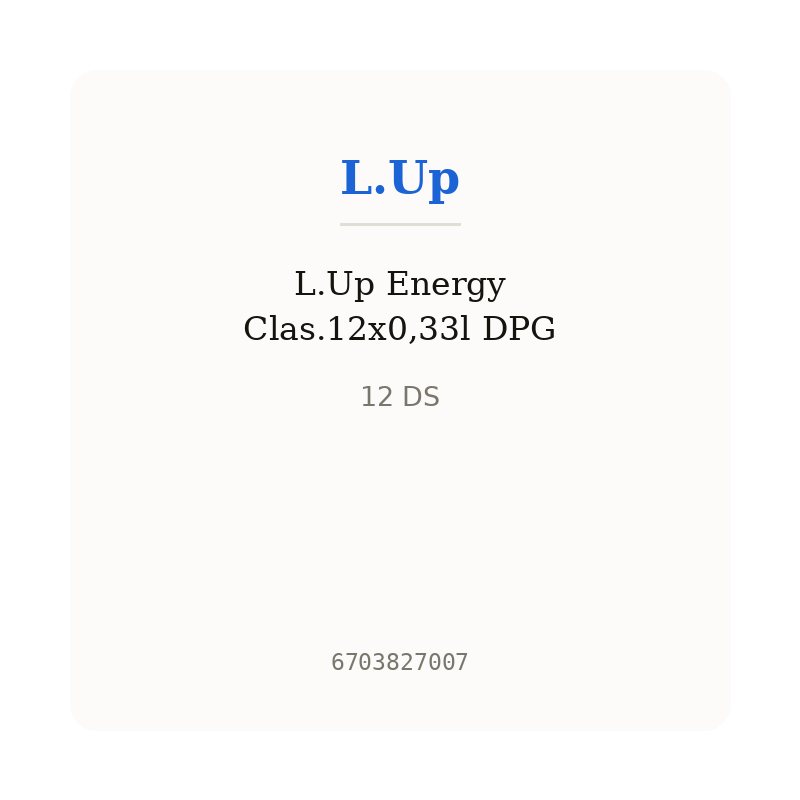 L.Up Energy Clas.12x0,33l DPG