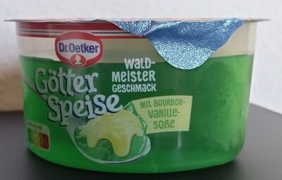 Dr.Oetker Götterspeise Waldmeister mit Bourbon-Vanille Sosse 160g