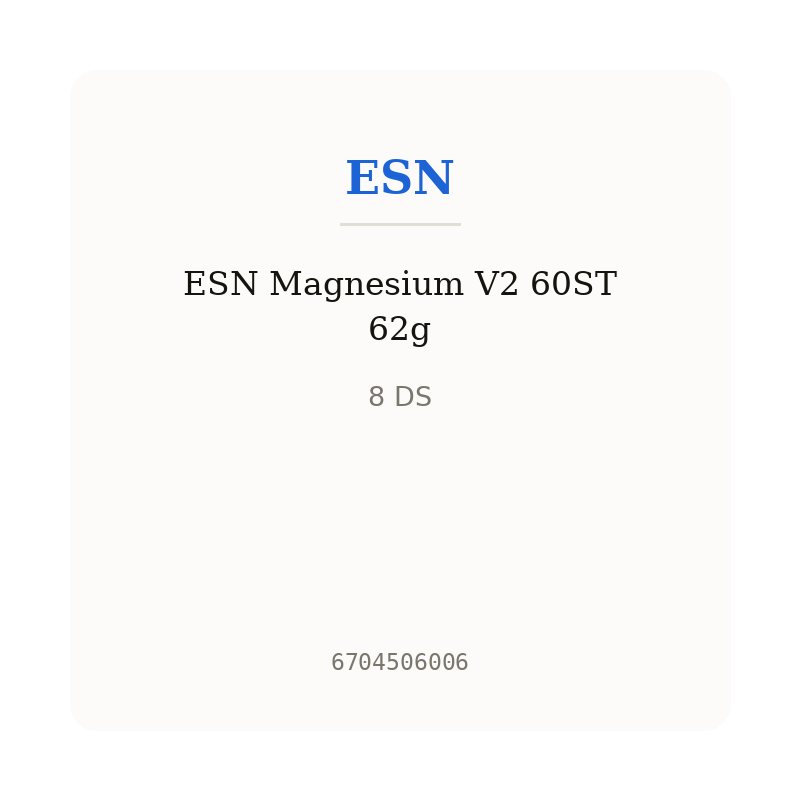 ESN Magnesium V2 60ST 62g
