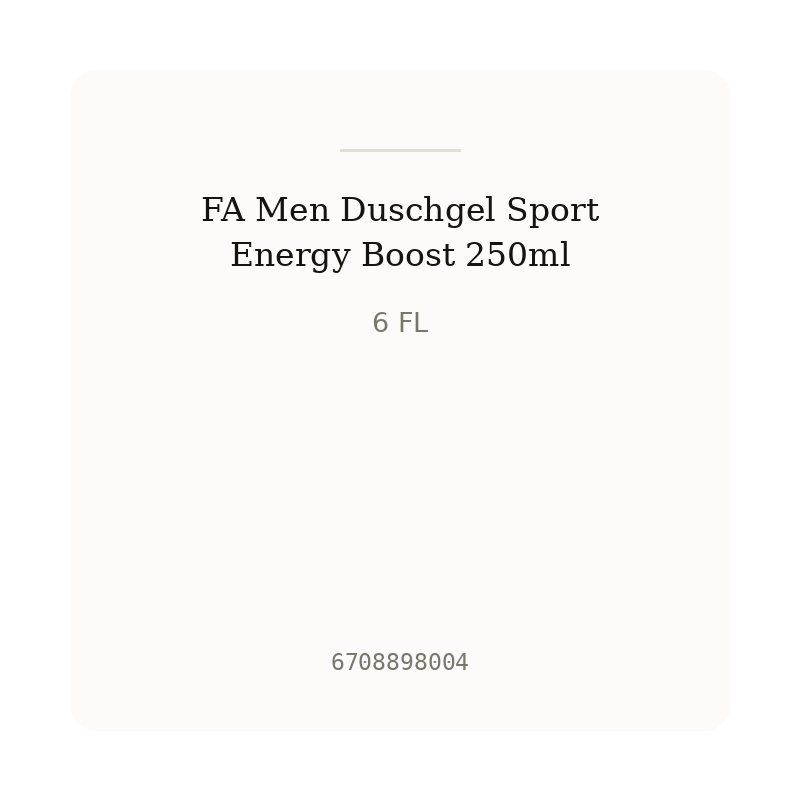 FA Men Duschgel Sport Energy Boost 250ml