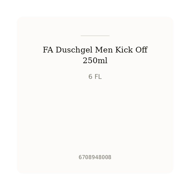 FA Duschgel Men Kick Off 250ml