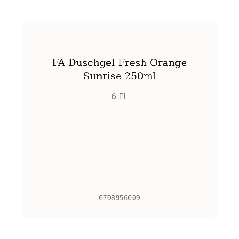 FA Duschgel Fresh Orange Sunrise 250ml