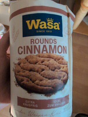 Wasa Tasty Snacks Cinnamon Rounds 267g