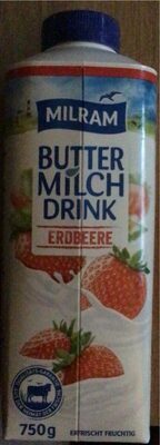 Milram Buttermilch Drink Erdbeer 750g