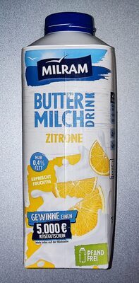 Milram Buttermilch Drink Zitrone 750g