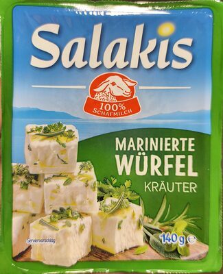 Salakis Würfel Kräuter 48% Vollfettstufe 140g