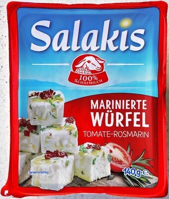 Salakis Würfel Tomate Rosmarin 48% Vollfettstufe 140g