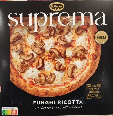 Dr.Oetker Suprema Pizza Funghi Ricotta 525g