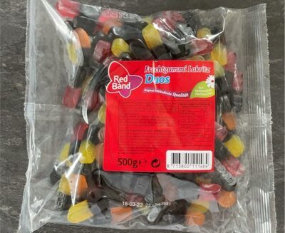 Red Band Fruchtgummi Lakritz Duos 500g