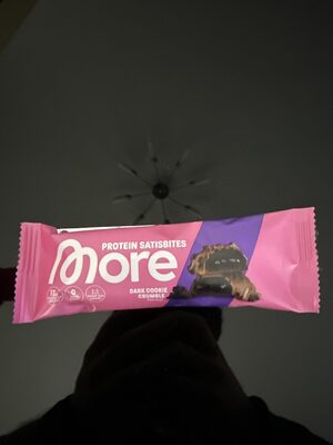 More Satisbite Bar Dark Cookie Crumble 50g