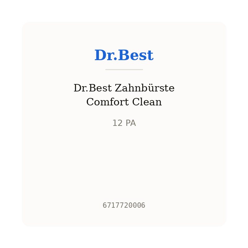 Dr.Best Zahnbürste Comfort Clean