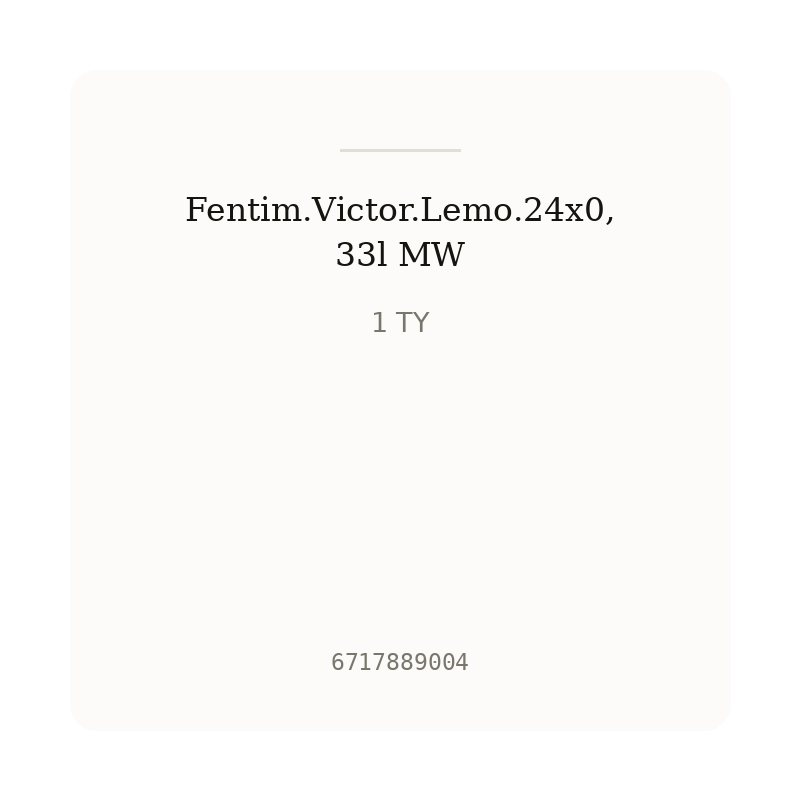 Fentim.Victor.Lemo.24x0,33l MW