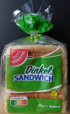 GUT&GÜNSTIG Dinkelsandwich 375g