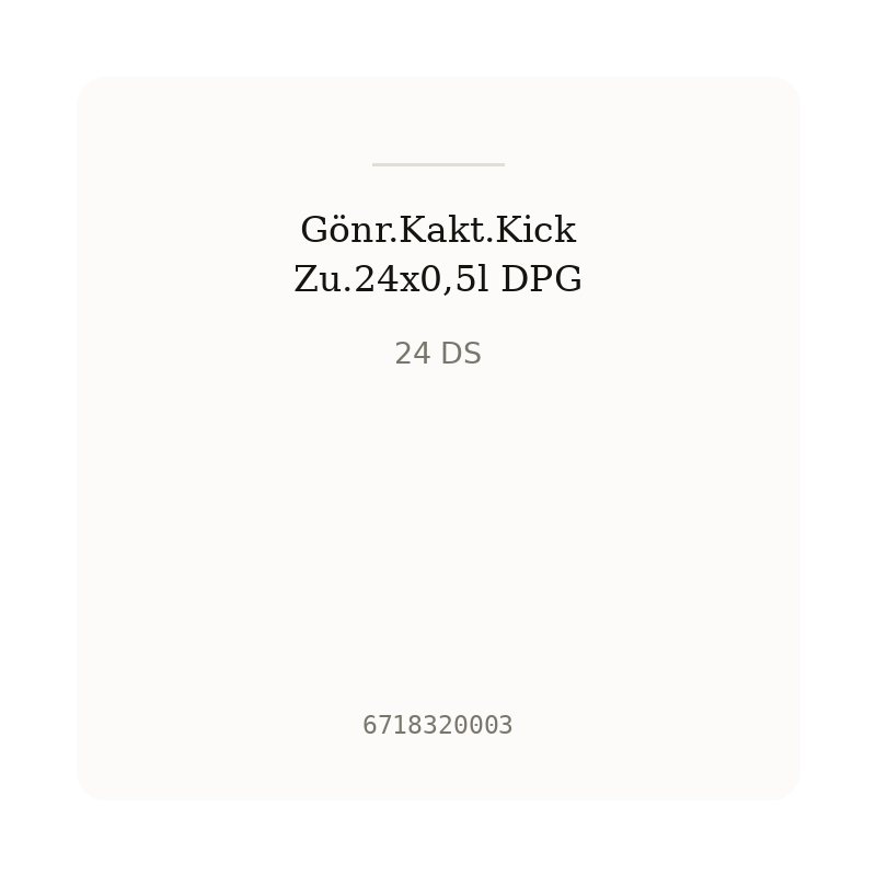 Gönr.Kakt.Kick Zu.24x0,5l DPG