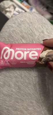 More Satisbite Bar White Hazelnut Nougat 50g