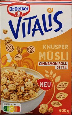 Dr.Oetker Vitalis Knusper Müsli Cinnamon Roll 400g