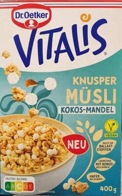 Dr.Oetker Vitalis Knusper Müsli Kokos Mandel 400g