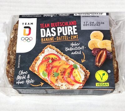 TEAM D Das Pure Langzeitbrot Banane Dattel 300g