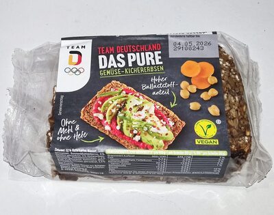 TEAM D Das Pure Langzeitbrot Kichererbse Gemüse 300g