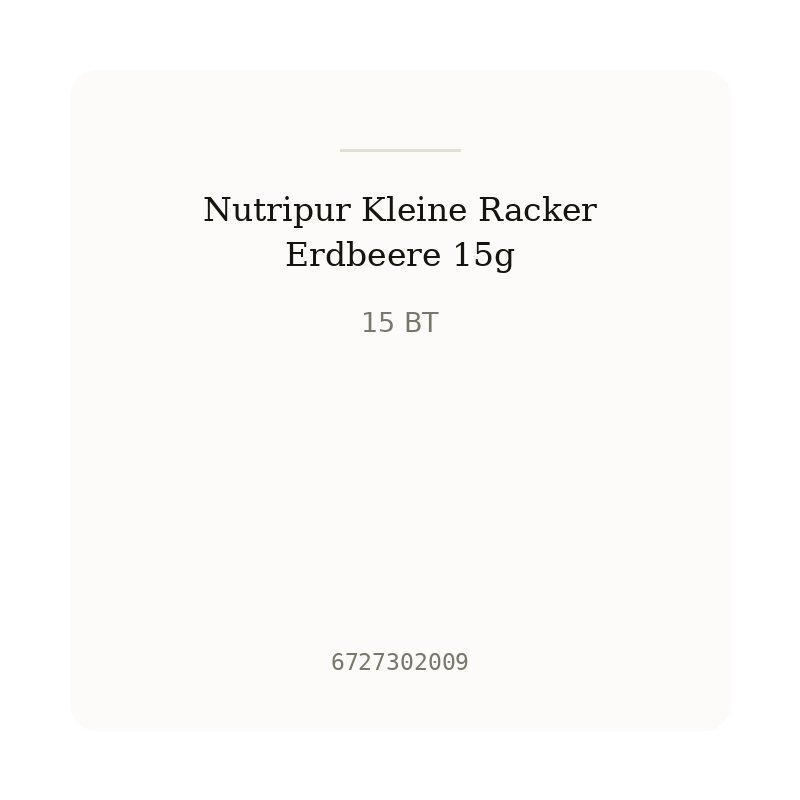 Nutripur Kleine Racker Erdbeere 15g