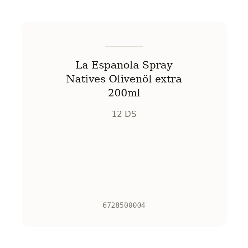 La Espanola Spray Natives Olivenöl extra 200ml