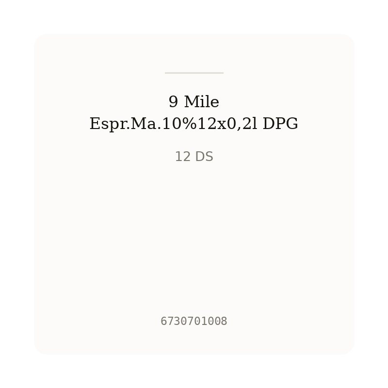 9 Mile Espr.Ma.10%12x0,2l DPG