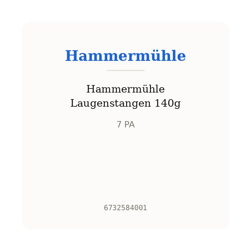 Hammermühle Laugenstangen 140g