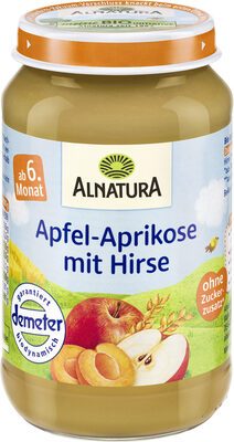 Demeter Alnatura Apfel-Aprikose mit Hirse 190g