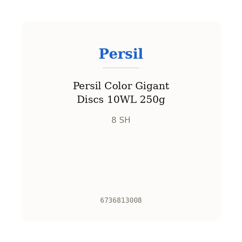 Persil Color Gigant Discs 10WL 250g