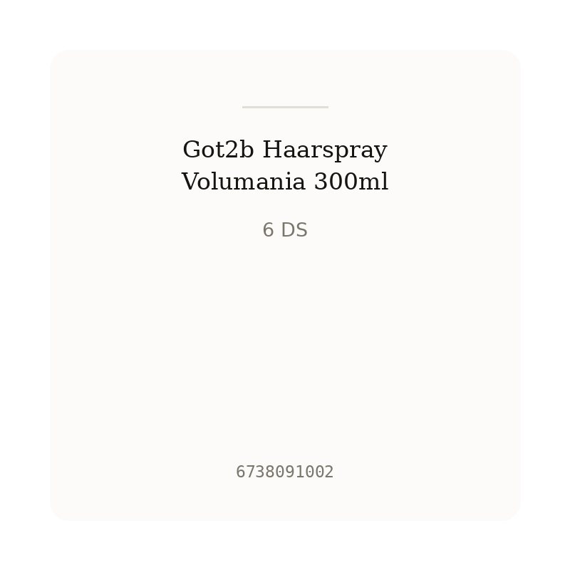 Got2b Haarspray Volumania 300ml
