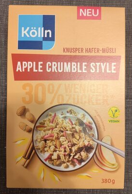 Kölln Apple Crumble Style Knusper Hafer Müsli 380g