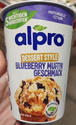 Alpro Soja-Joghurtalternative Dessert Style Blueberry Muffin 400g