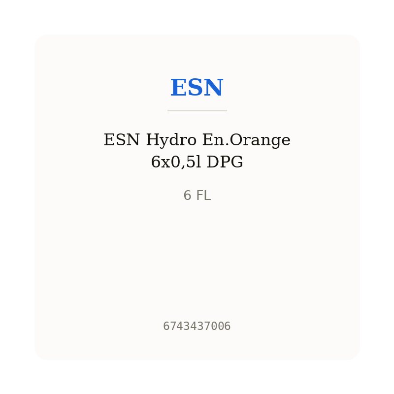 ESN Hydro En.Orange 6x0,5l DPG