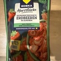 EDEKA Herzstücke Gefriergetrocknete Erdbeerscheiben 100g