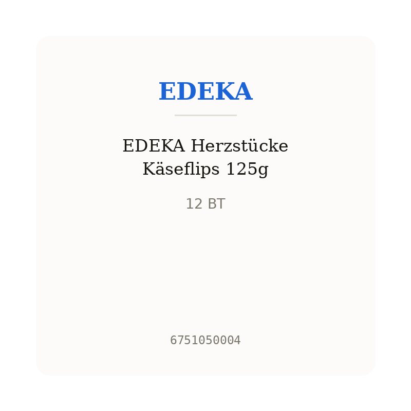 EDEKA Herzstücke Käseflips 125g