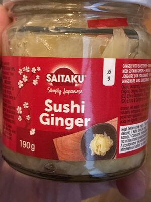 Saitaku Sushi Ingwer 190g