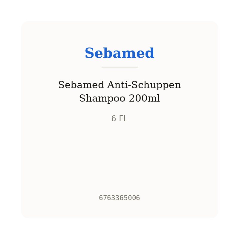 Sebamed Anti-Schuppen Shampoo 200ml