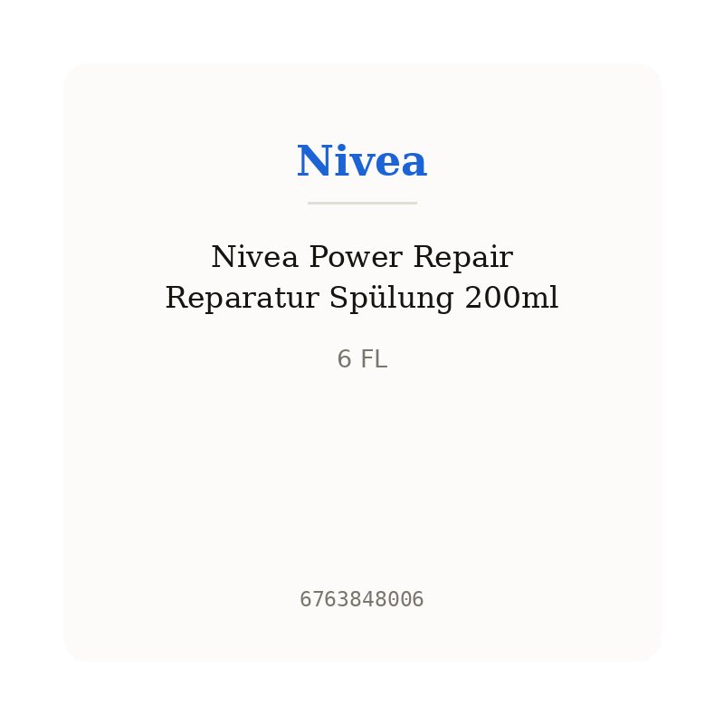 Nivea Power Repair Reparatur Spülung 200ml