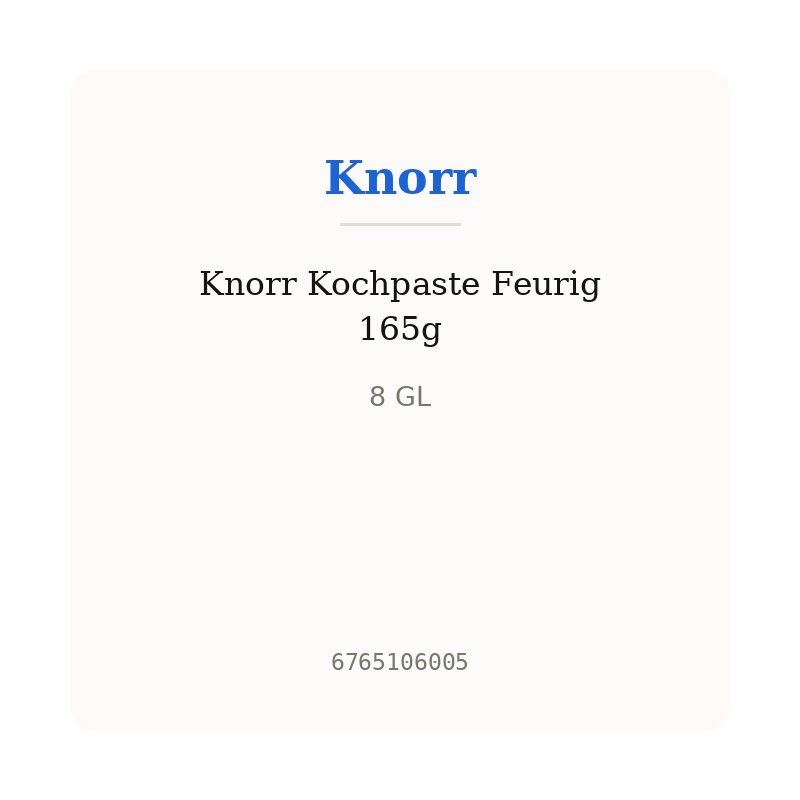 Knorr Kochpaste Feurig 165g
