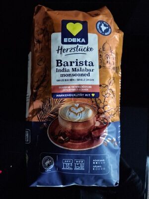 EDEKA Herzstücke Ganze Bohne Crema Indien Malabar 850g