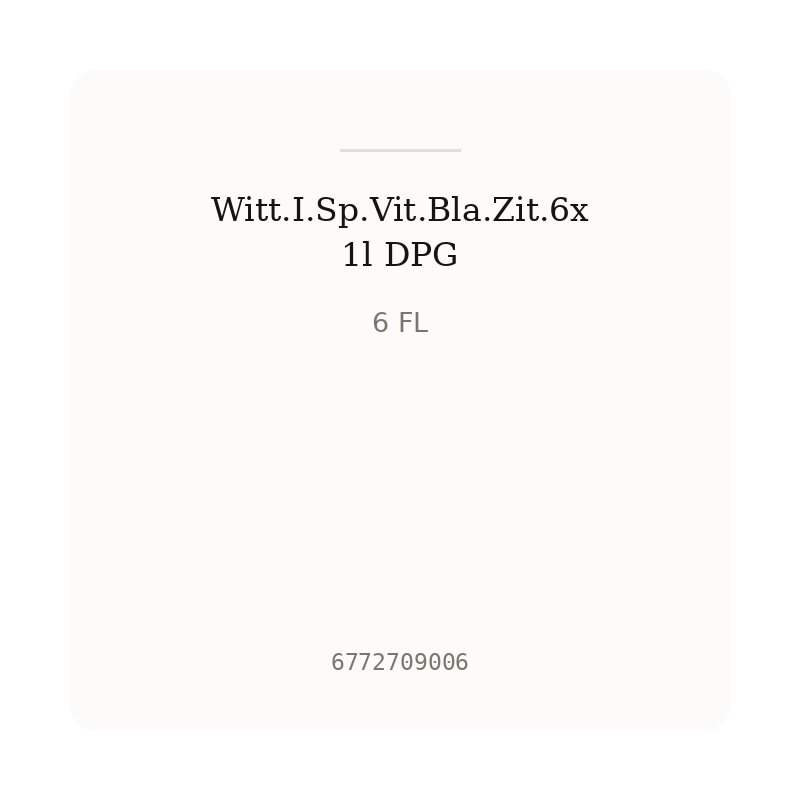 Witt.I.Sp.Vit.Bla.Zit.6x1l DPG