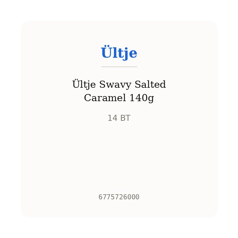 Ültje Swavy Salted Caramel 140g