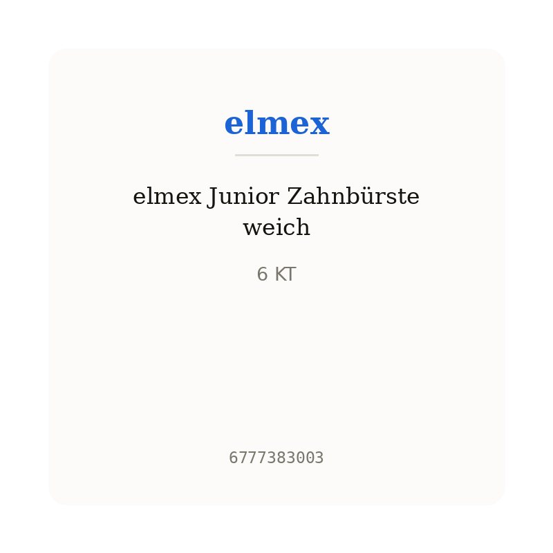 elmex Junior Zahnbürste weich