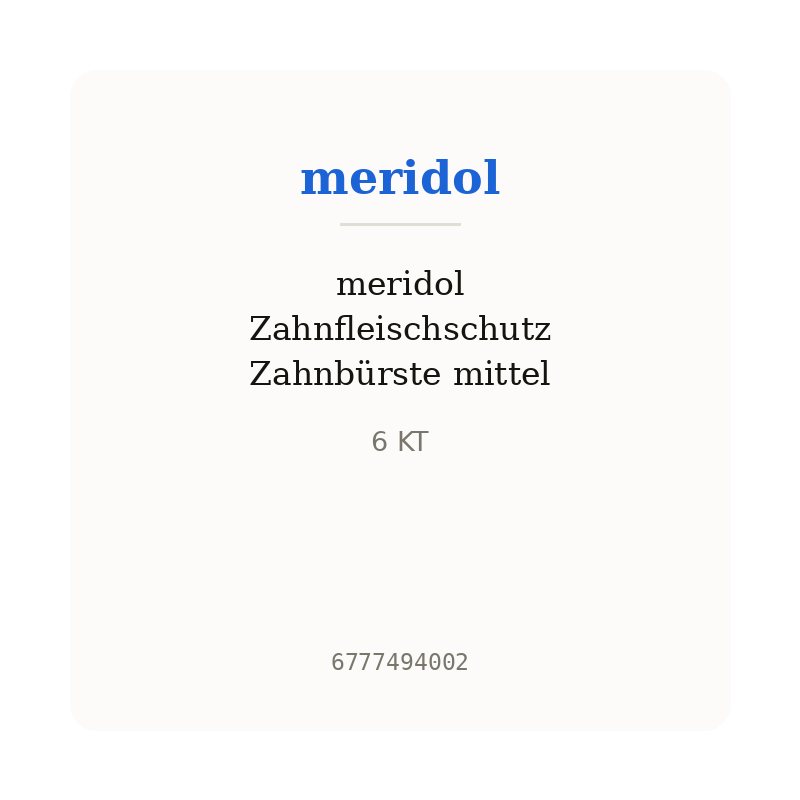 meridol Zahnfleischschutz Zahnbürste mittel