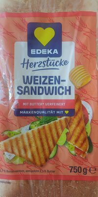 EDEKA Herzstücke Weizensandwich 750g