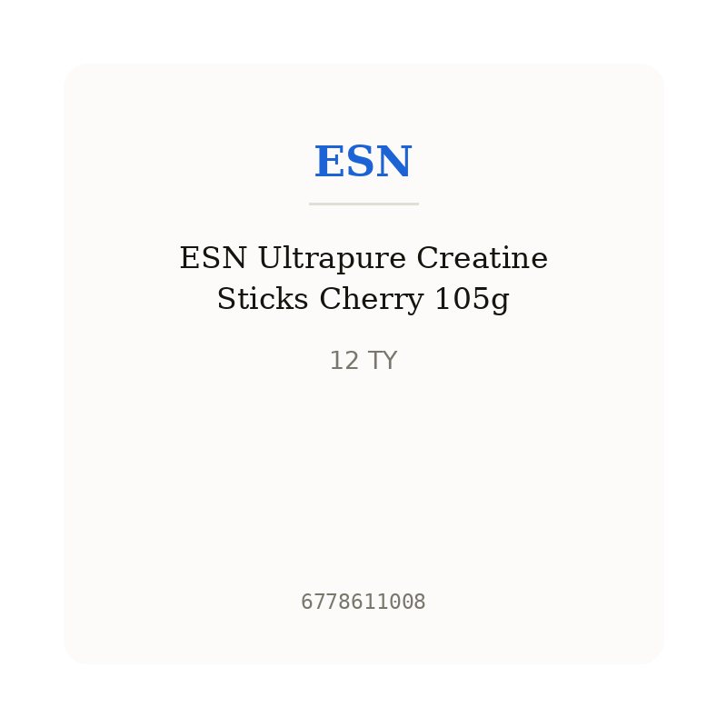 ESN Ultrapure Creatine Sticks Cherry 105g